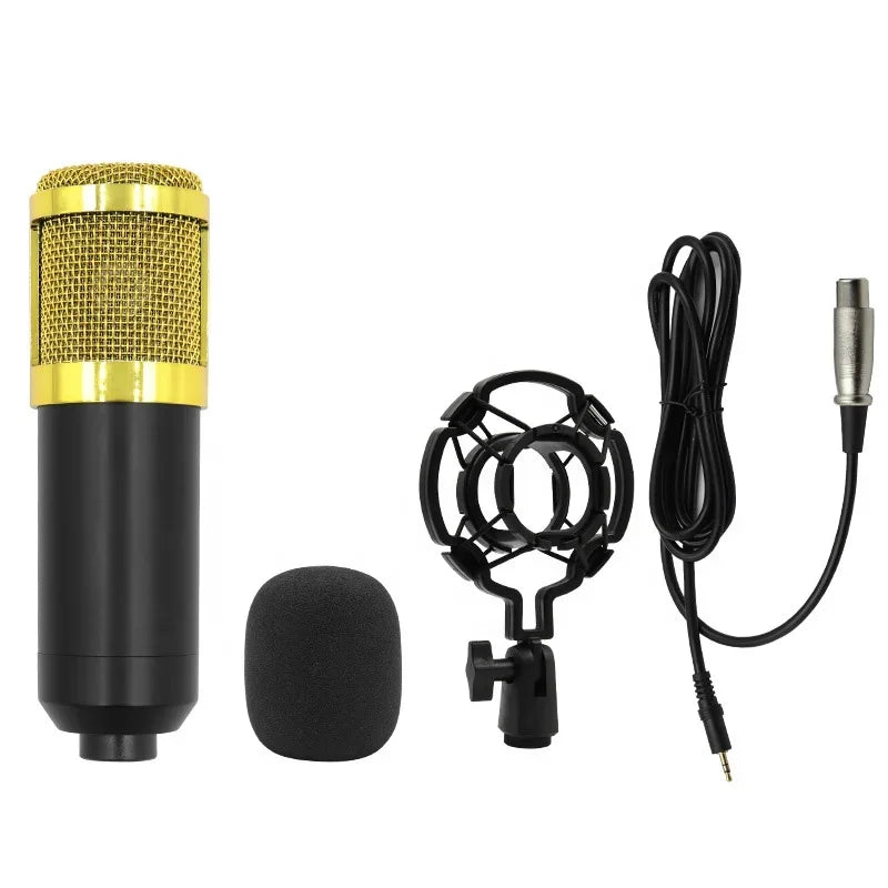 Profissional V8 Audio Sound Card Podcast Condenser Microphone Set/v8 Sound Card Live Streaming Recording Equipment Microphone