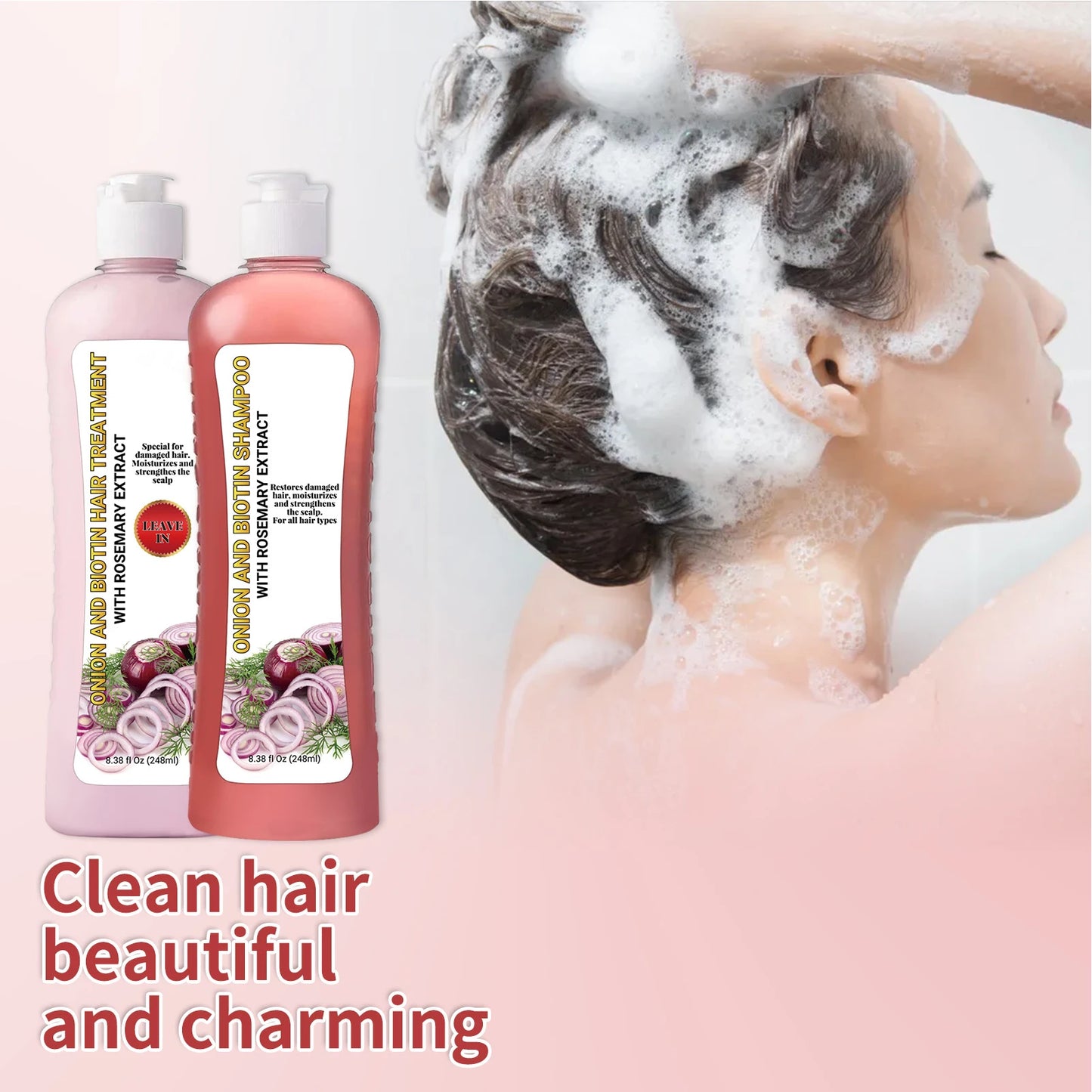 Hair Shampoo Hair Conditioner Hydrating Argan Oil Nourishing Moisturizing Hair Shampoo For Curly Straight & Damaged Hair