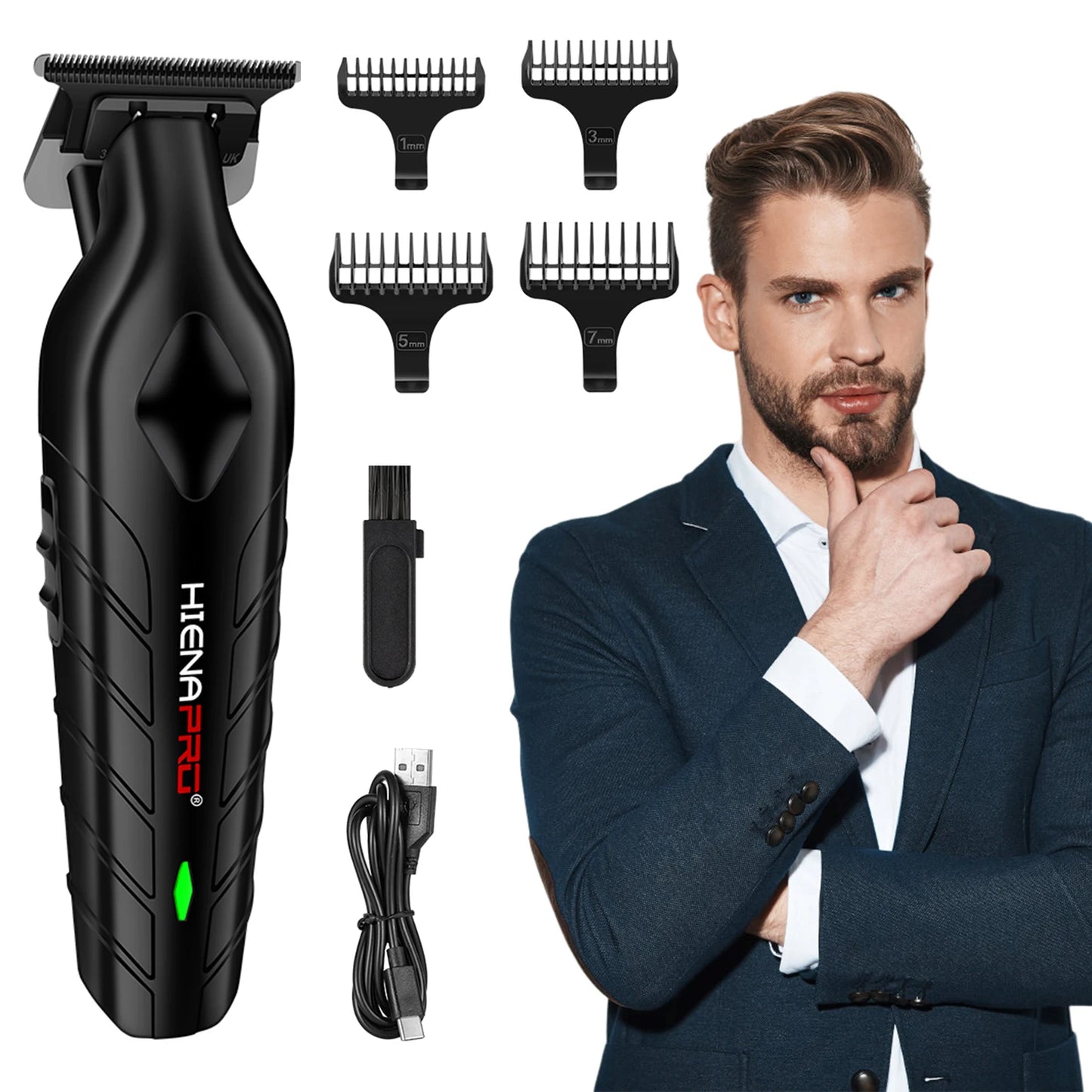 Hiena Pro Hair Clippers Professional Barber Hair Cutting Machine Electric Trimmer Beard Shaving hair cut Trimming Clippers