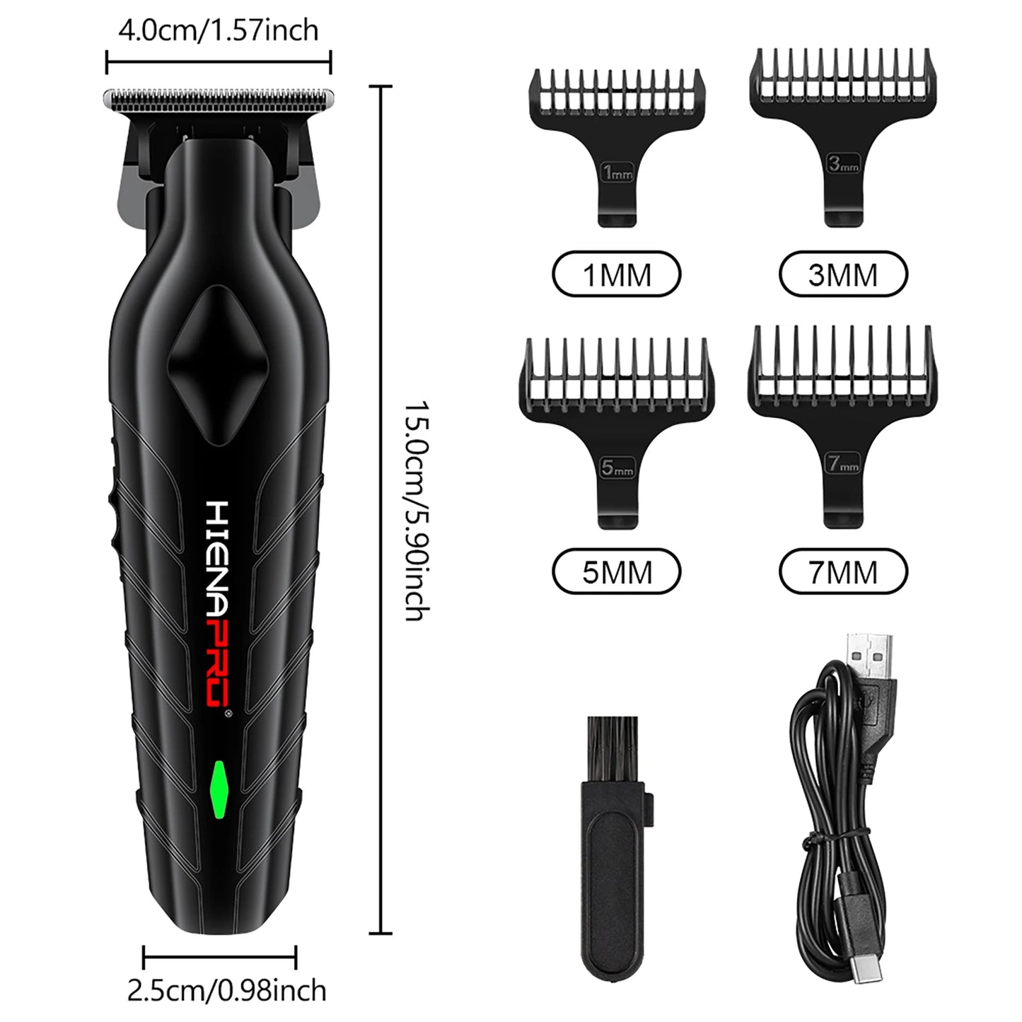 Hiena Pro Hair Clippers Professional Barber Hair Cutting Machine Electric Trimmer Beard Shaving hair cut Trimming Clippers