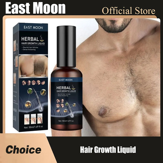 Hair Growth Liquid Chest Maintenance Baldhead Massage Glossy Treatment Improve Nourishing Repair Damaged Men Beard Essential Oil