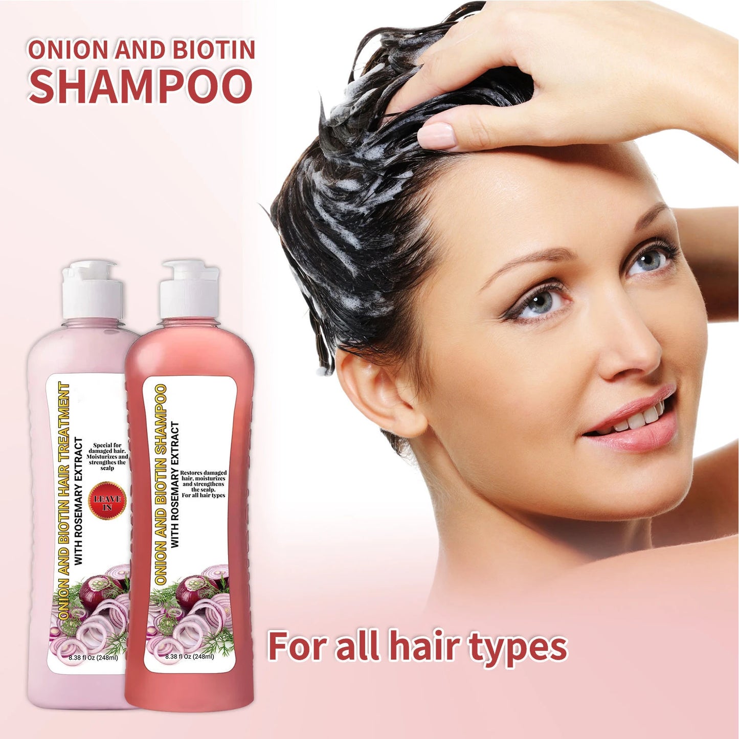 Hair Shampoo Hair Conditioner Hydrating Argan Oil Nourishing Moisturizing Hair Shampoo For Curly Straight & Damaged Hair